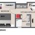 Apartmani Ursić, , alloggi privati a Brela, Croazia - A2+2 tlocrt